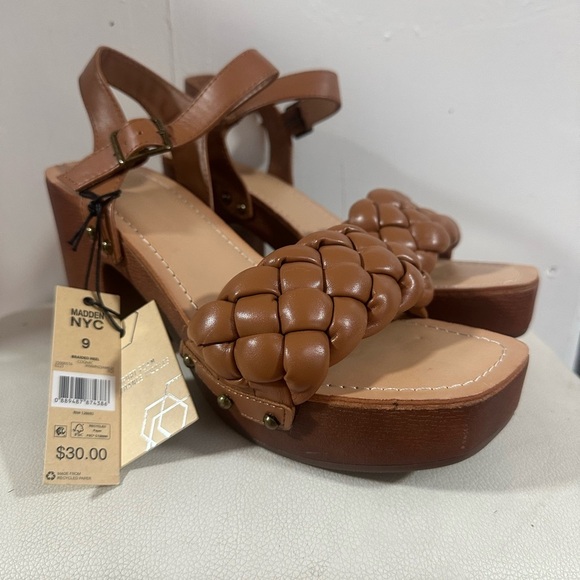 Women's Brown Platform 3inch Heels - Picture 1 of 5